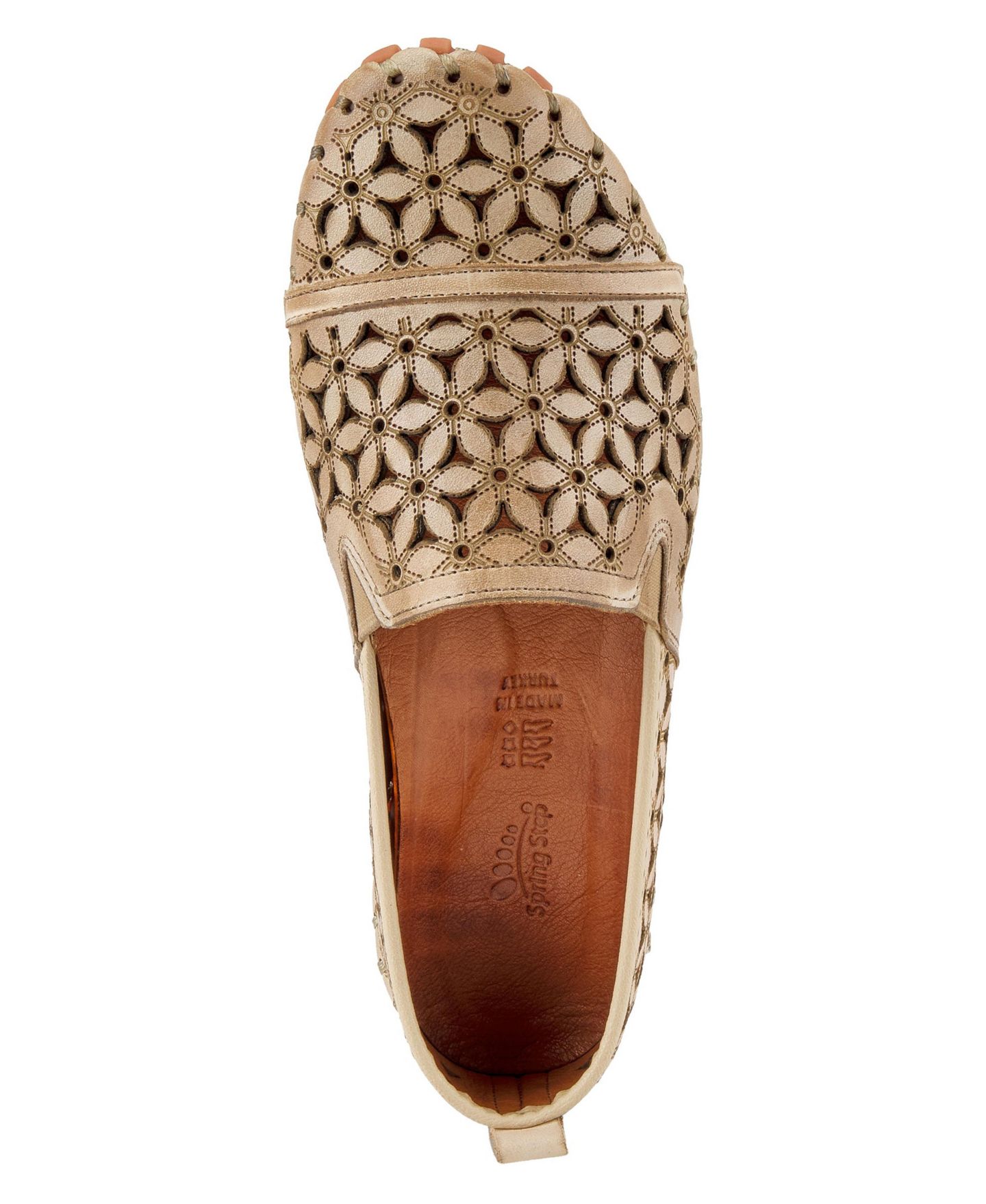 Женские туфли Spring Step Flowerflow Loafer Slip-On with Knit Upper, цвет: Бежевый — фото 3