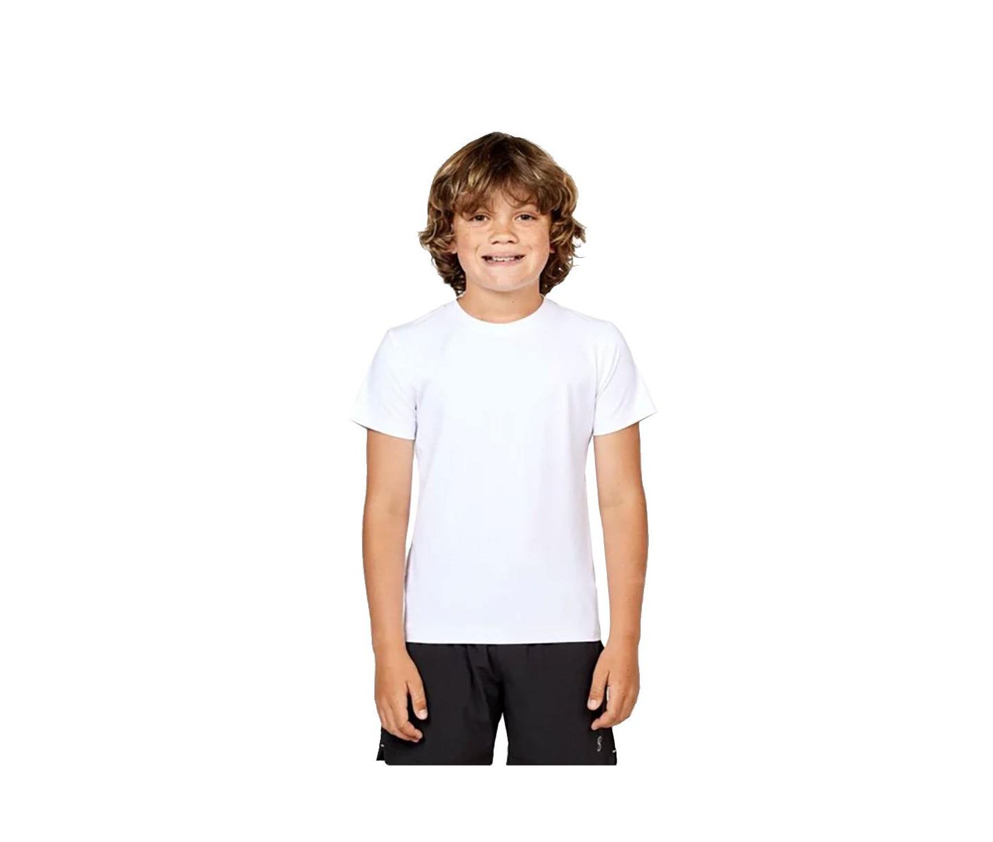 Рубашка Sofibella SB Shortsleeve White Tennis для мальчиков, цвет: Белый — фото 1