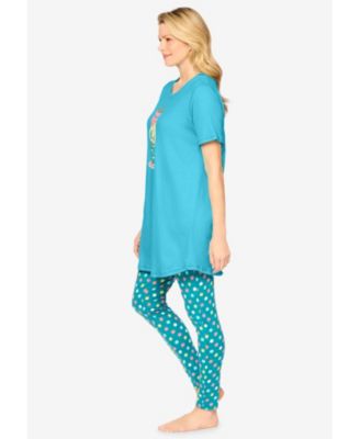 Women's Graphic Tunic PJ Set