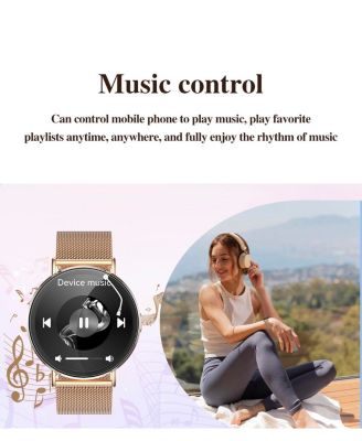 Ultra-Thin Smart Watch for Women with 3D Dynamic UI & Health Tracking for women