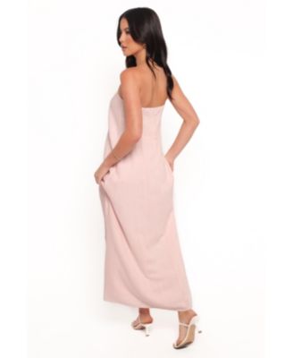 Women's Bethany Strapless Midi Dress - Rosewater