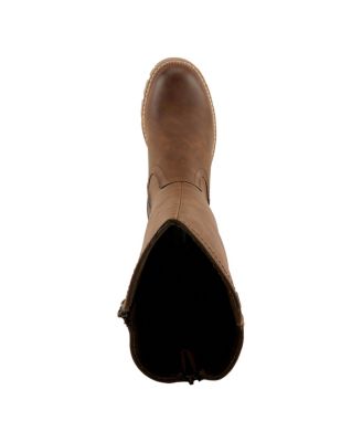 Lexis Water-Resistant Tall Shaft Boot with Adjustable Calf and Shock-Absorbing Sole