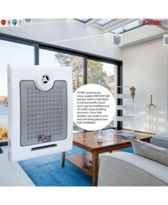 5Core Outdoor Speakers Stereo In Wall 500W Peak Passive Home Audio System