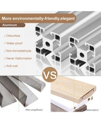 LED Bathroom Cabinet with Aluminium Frame, Mirror, Defogger, and Storage