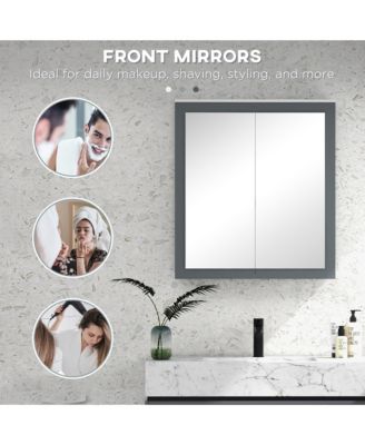 Modern Bathroom Cabinet with Mirror and Ample Storage for Toiletries