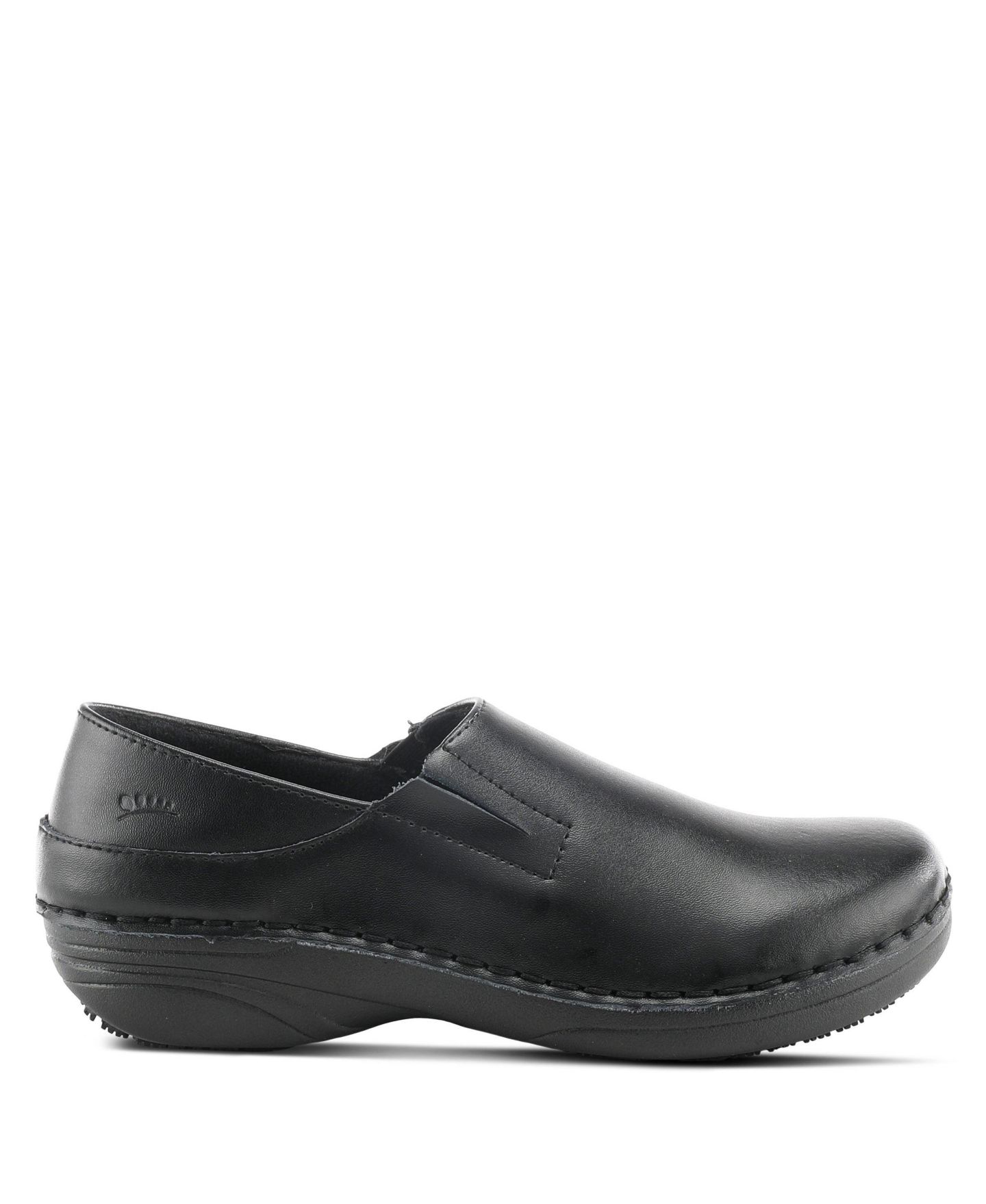 Женские туфли Spring Step Professional Manila Leather Slip-On Work Loafer with Removable Insole and Skid-Resistant Sole, цвет: Чёрный — фото 5