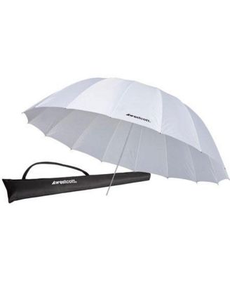 4632 7-Foot Diffusion Parabolic Umbrella Kit with Bracket, Flash Mount & 8.5' Lightstand – Photography Lighting Accessory