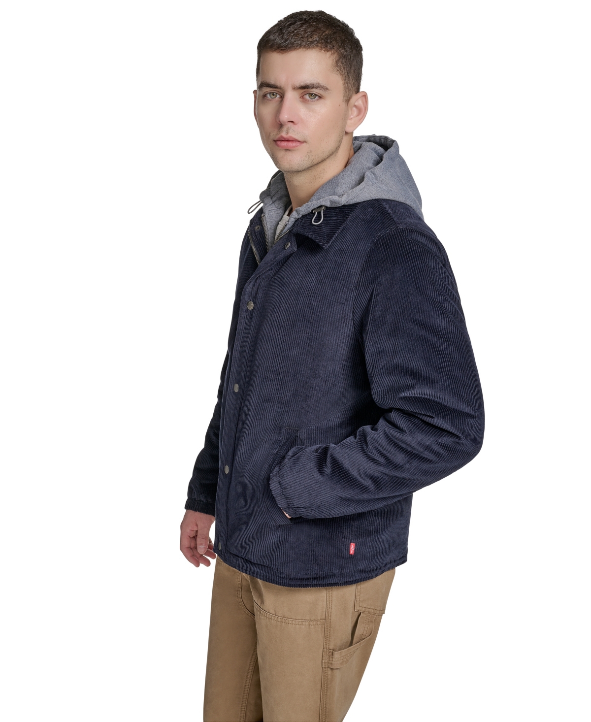 Levi's Men's Corduroy Coaches Jacket In Blue