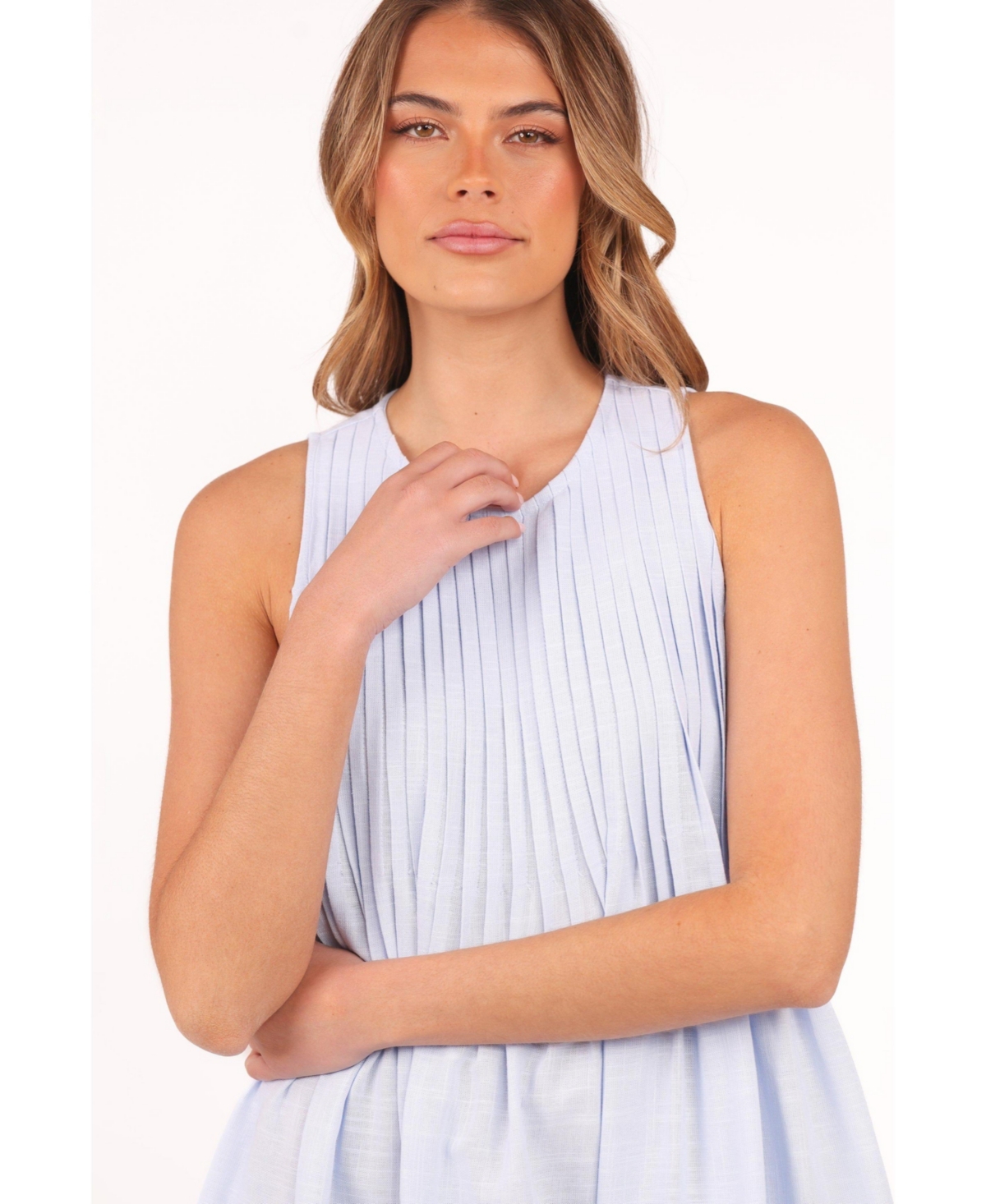 Petal and Pup Women's Daniela Mini Dress - Blue