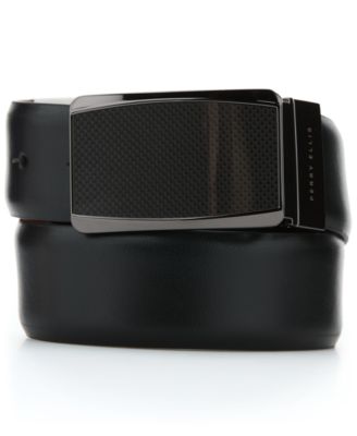 Perry Ellis Portfolio - Men's Plaque Reversible Belt