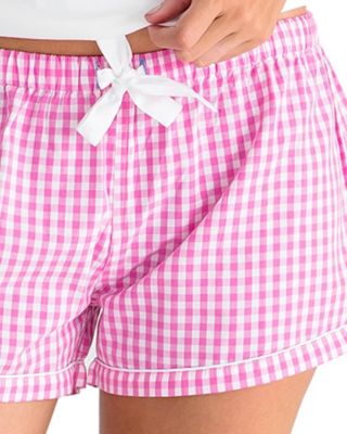 Women's Organic Cotton Poplin Pajama Boxer Shorts