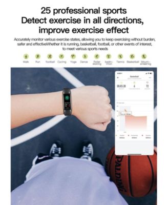 Waterproof Fitness Tracker with Sleep Monitor for Android and iOS -Pink