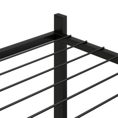 Rollable Iron Flower Stand with Multiple Pot Holders