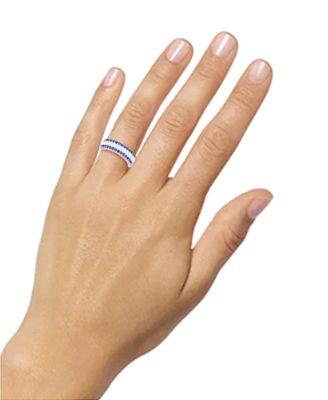 Gemstone and Diamond Ring (1/4 ct. t.w.) in 14K Gold (also in 14K White Gold)