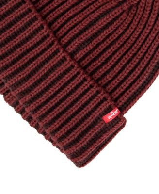 Men's Plated Ribbed Beanie