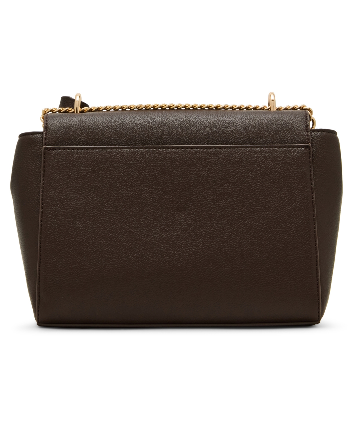 Anne Klein Flap Small Shoulder Bag In Brown