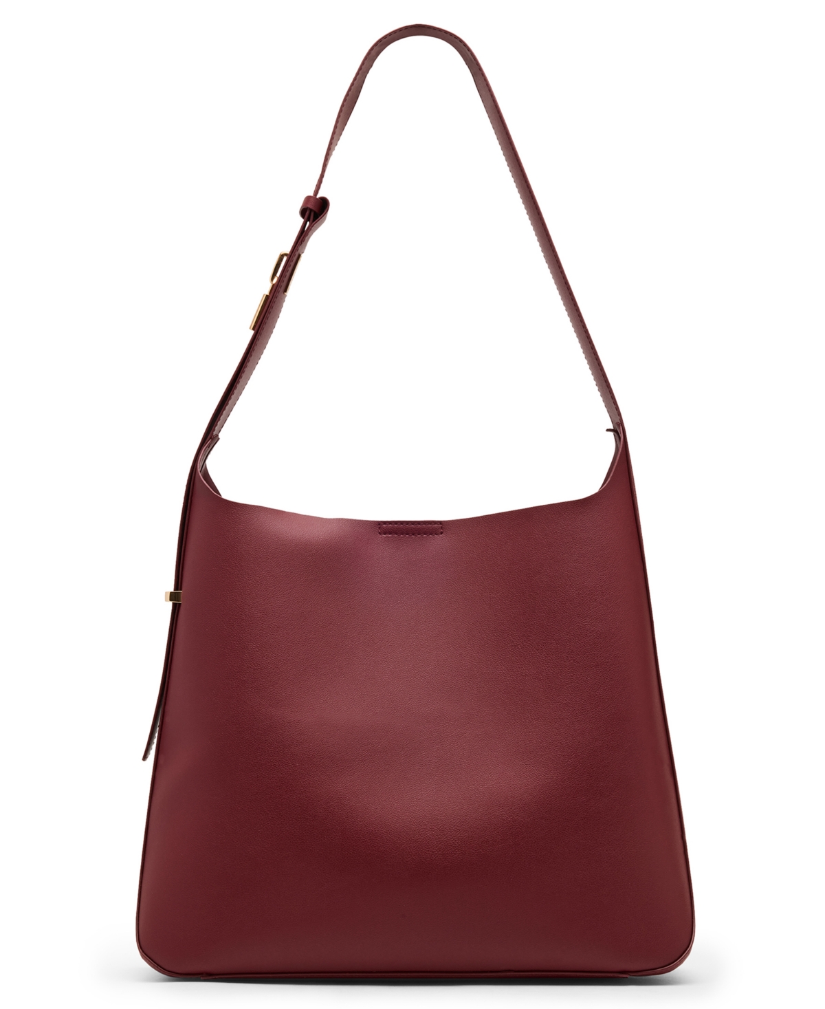Anne Klein Medium Hobo Tote Bag In Burgundy
