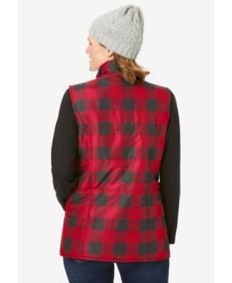 Plus Size Quilted Vest