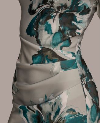 Women's Boat Neck Midi Dress