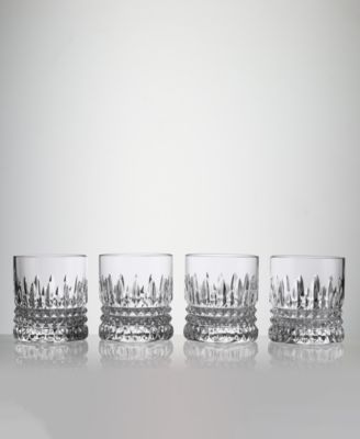 Connoisseur Lismore Diamond Straight Tumbler 6 oz, Set of 4