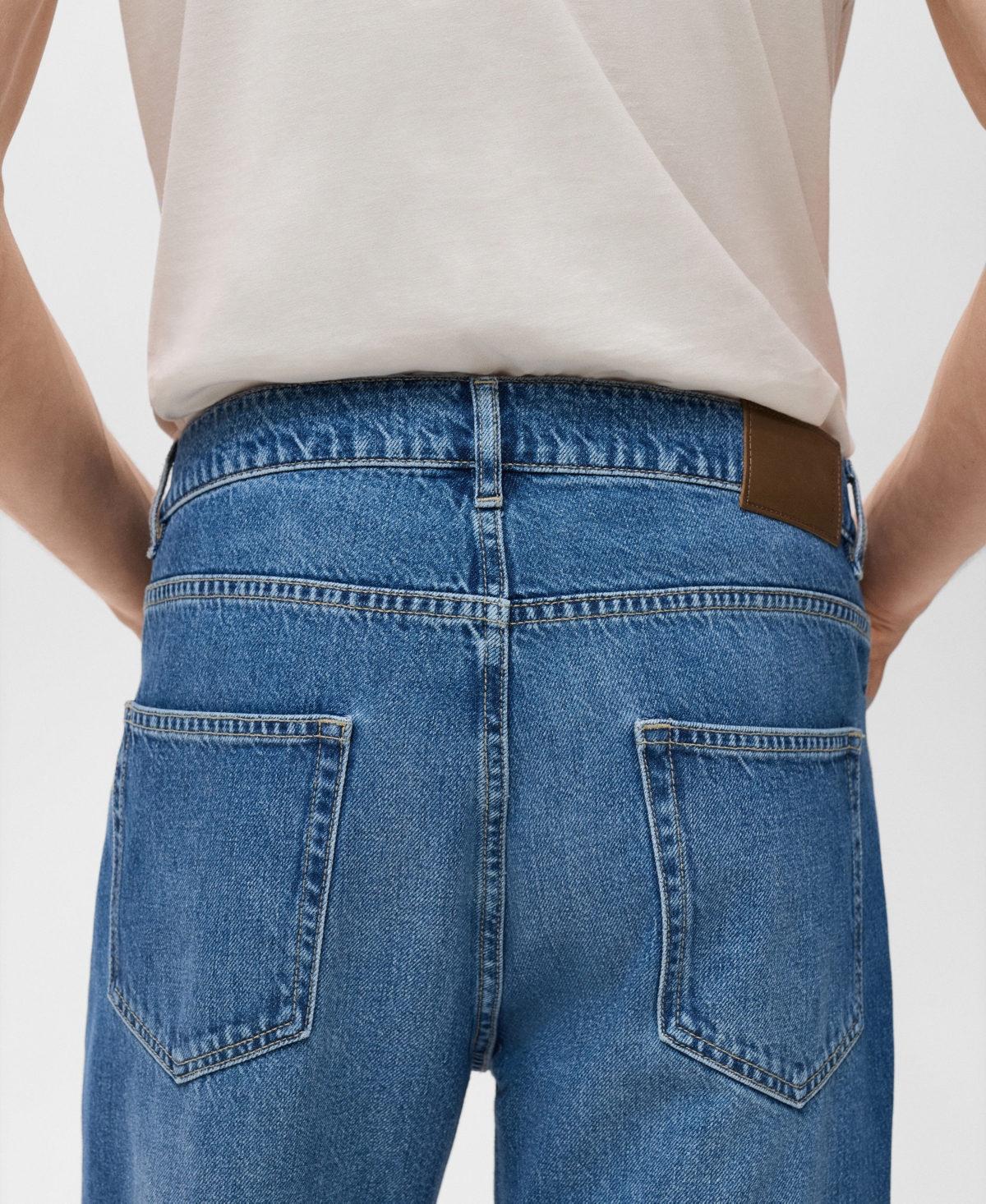 Mango Men's Lori Tapered-fit Jeans In Blue
