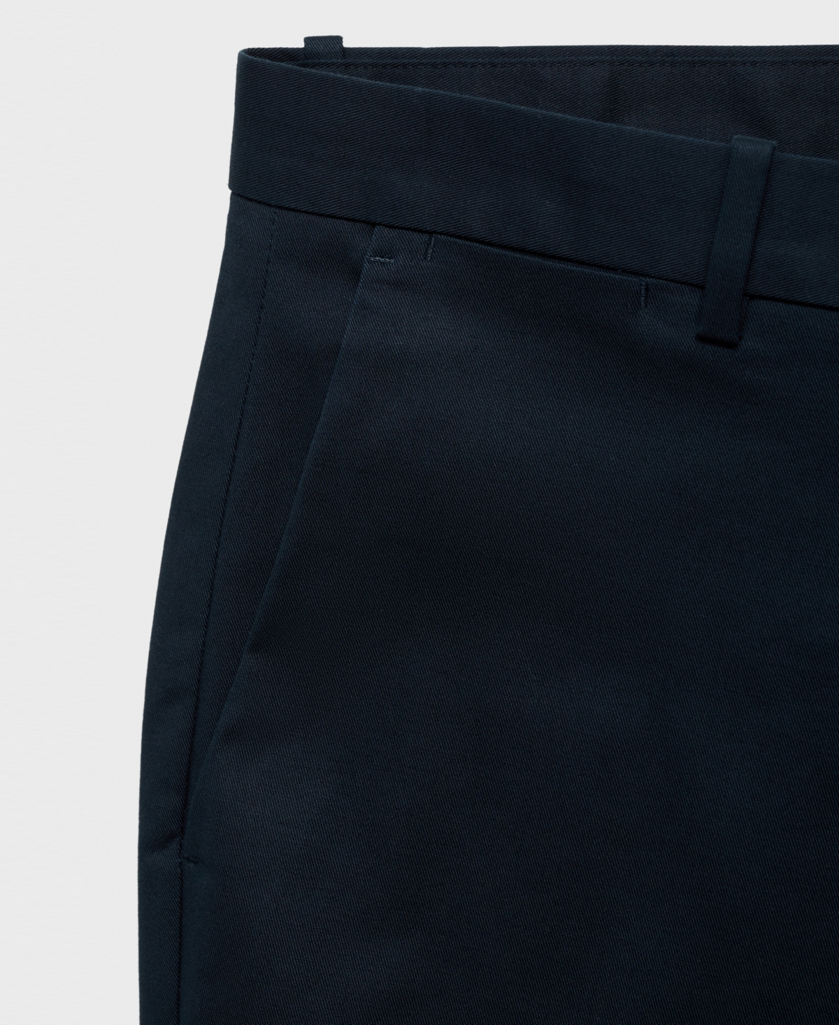 Mango Dublino Slim Fit Flat Front Stretch Stretch Chinos In Blue