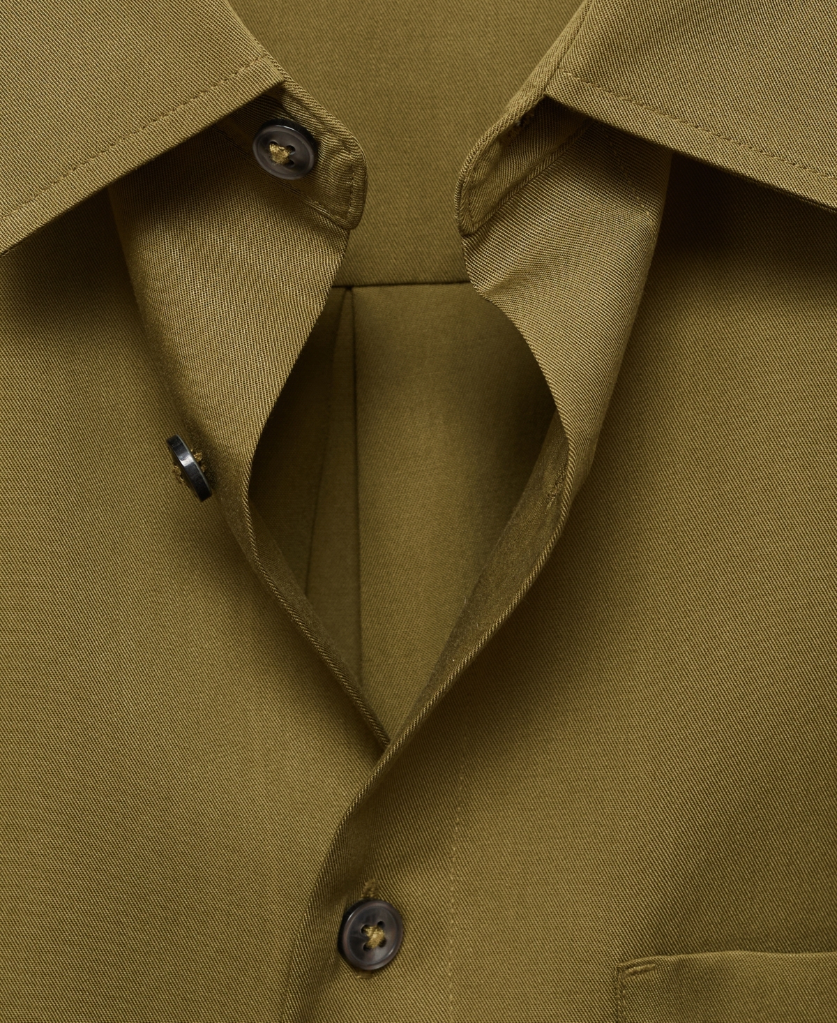 Mango Relaxed Fit Button-up Shirt In Green