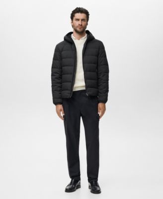 MANGO - Men's Feather Filling Quilted Jacket