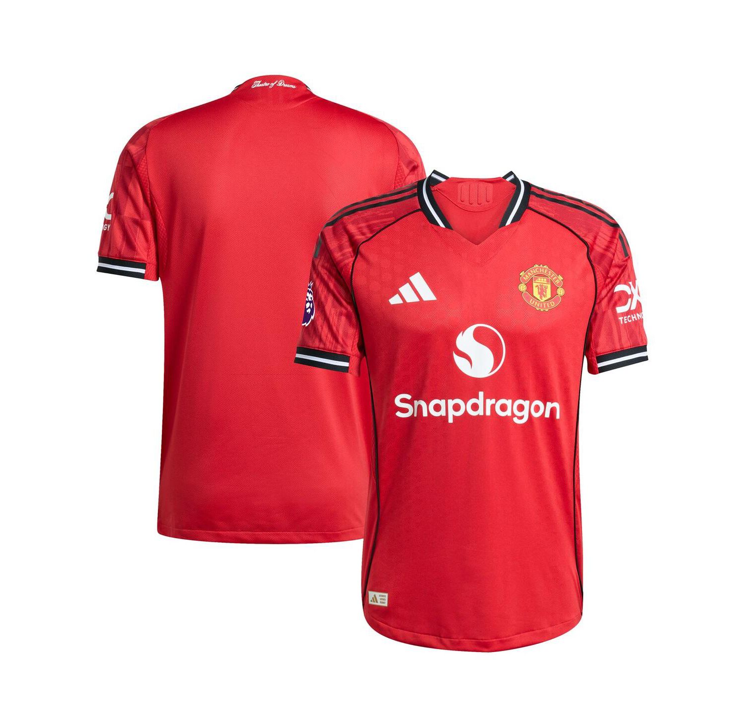 Men's Red Manchester United Home 2025/26 Authentic Player Jersey