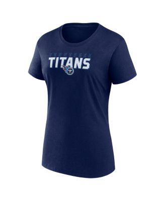 Women's Navy Tennessee Titans Lean T-Shirt