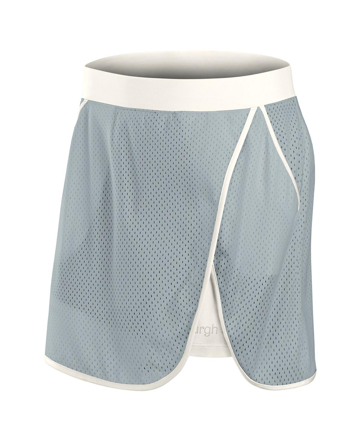 Fanatics Women's Gray Pittsburgh Steelers Studio Wellness Skort In Blue