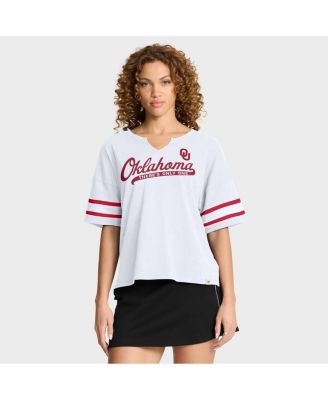 Fanatics - Women's White Oklahoma Sooners Hometown Premium Script T-Shirt