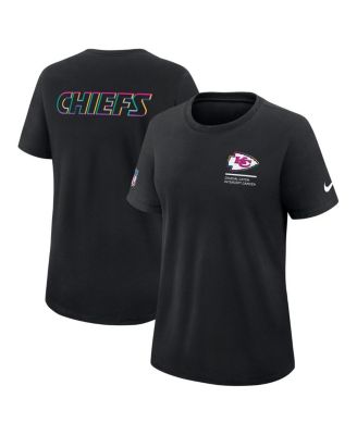 Women's Black Kansas City Chiefs 2025 NFL Crucial Catch Tri-Blend Dri-FIT T-Shirt
