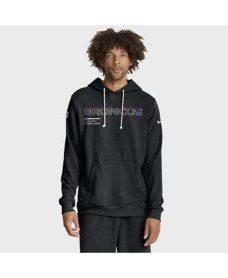 Nike - Men's Black Denver Broncos 2025 NFL Crucial Catch Sideline Standard Issue Dri-FIT Hoodie