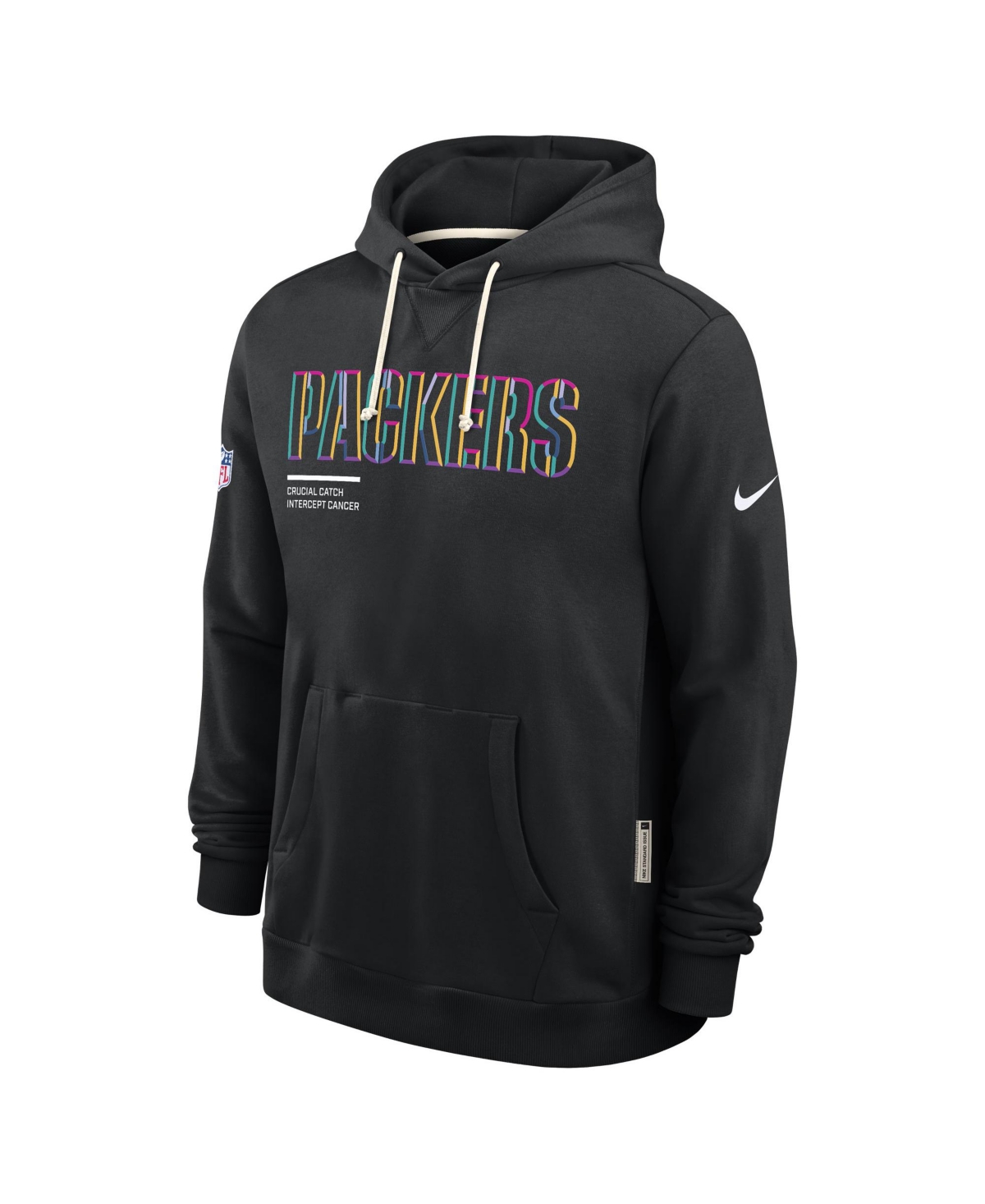 Nike Minnesota Vikings Crucial Catch Sideline  Men's Dri-fit Nfl Pullover Hoodie In Black