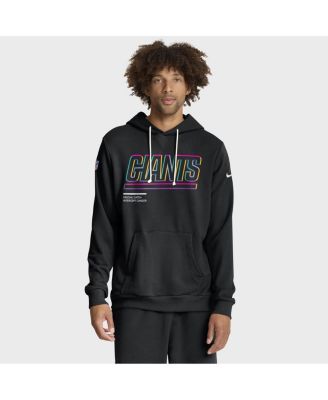 Nike - Men's Black New York Giants 2025 NFL Crucial Catch Sideline Standard Issue Dri-FIT Hoodie