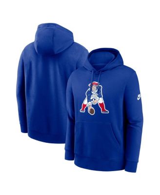 Nike - Men's Royal New England Patriots Club Fleece Pullover Hoodie