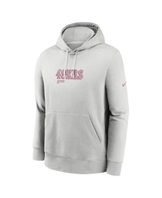 Men's Gray San Francisco 49ers Edge Pack French Terry Club Pullover Hoodie