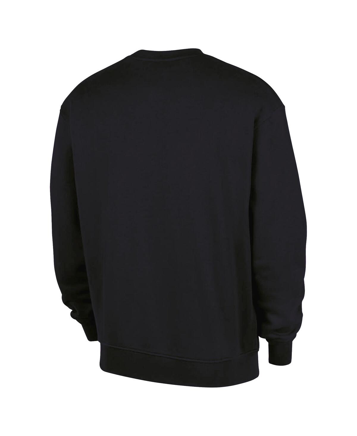 Nike Men's Black New York Knicks 2025/26 Authentic Practice Club Sweatshirt In Black