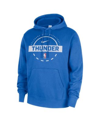 Men's Blue Oklahoma City Thunder 2025/26 Authentic Practice Club Pullover Hoodie