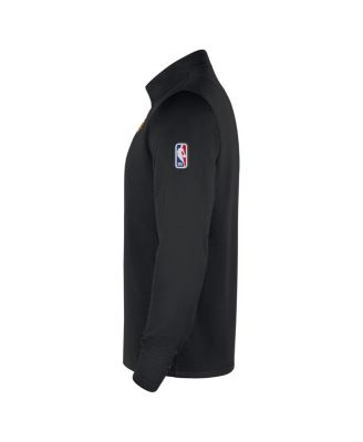 Men's Black Phoenix Suns 2025/26 Authentic Coaches Quarter-Zip Dri-Fit Hoodie