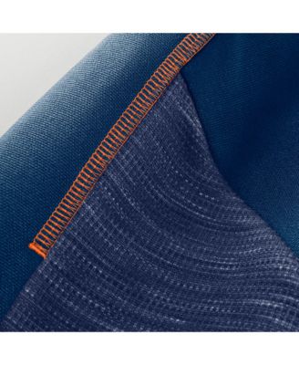 Men's Navy Chicago Bears Checkdown Pass Full-Zip Hoodie