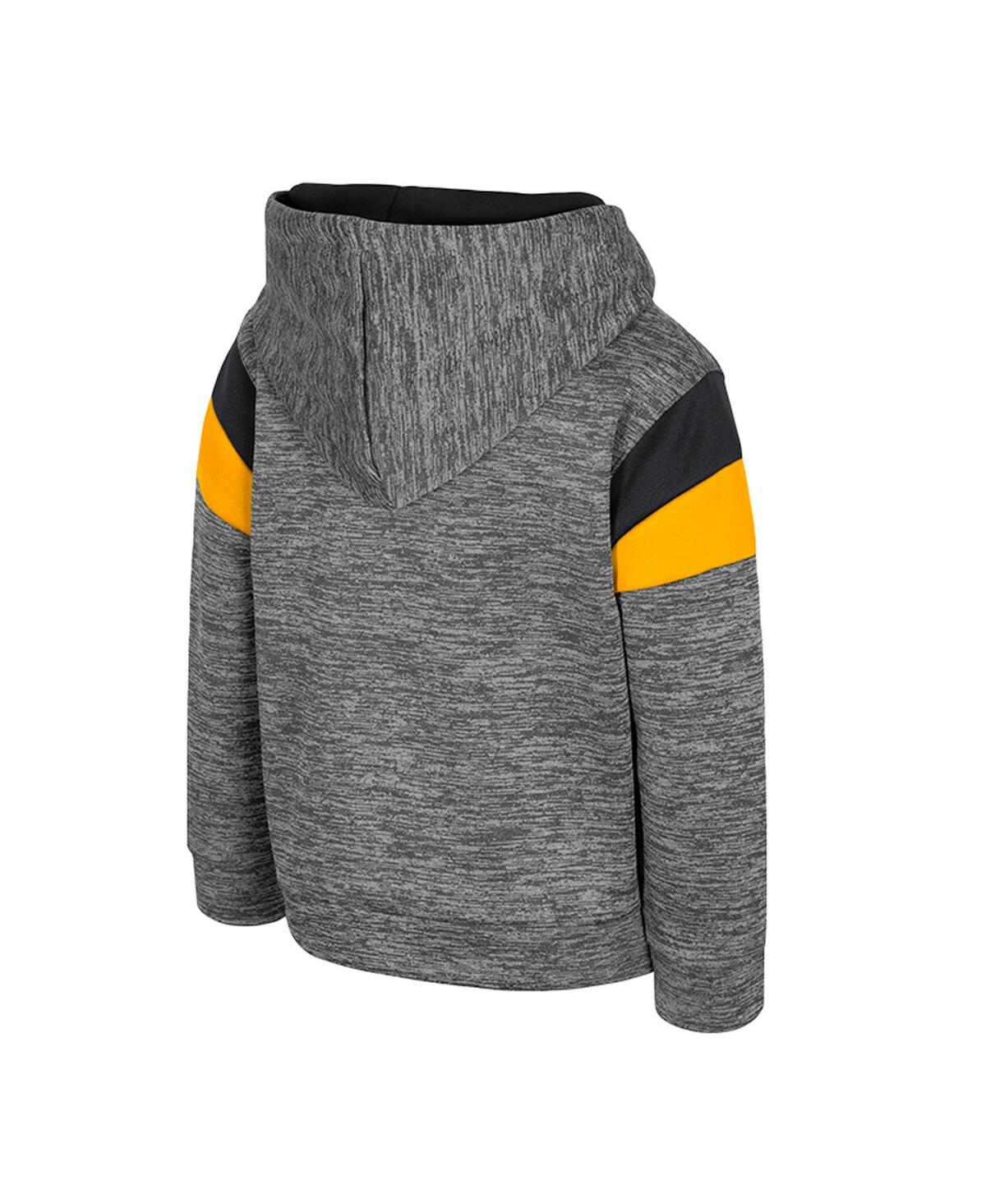 Colosseum Toddler Gray Iowa Hawkeyes Wizard City Hoodie In Gray