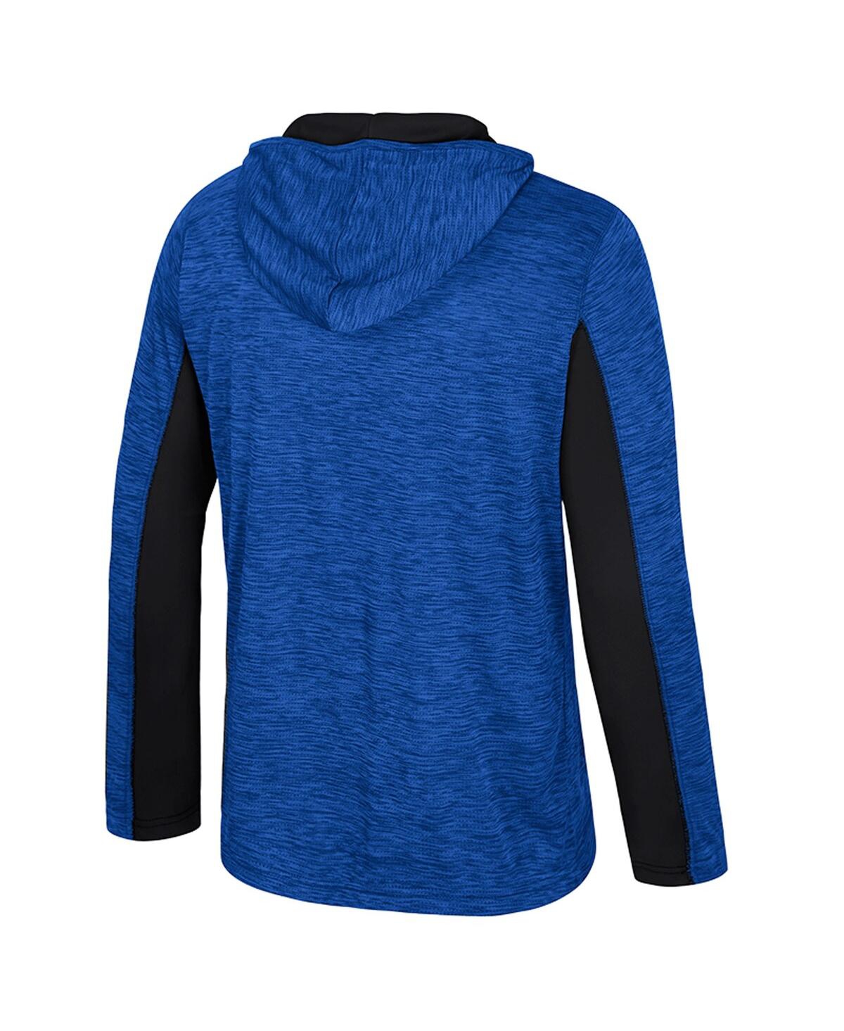 Colosseum Men's Royal Duke Blue Devils Always Sunny Quarter-zip Hoodie In Blue