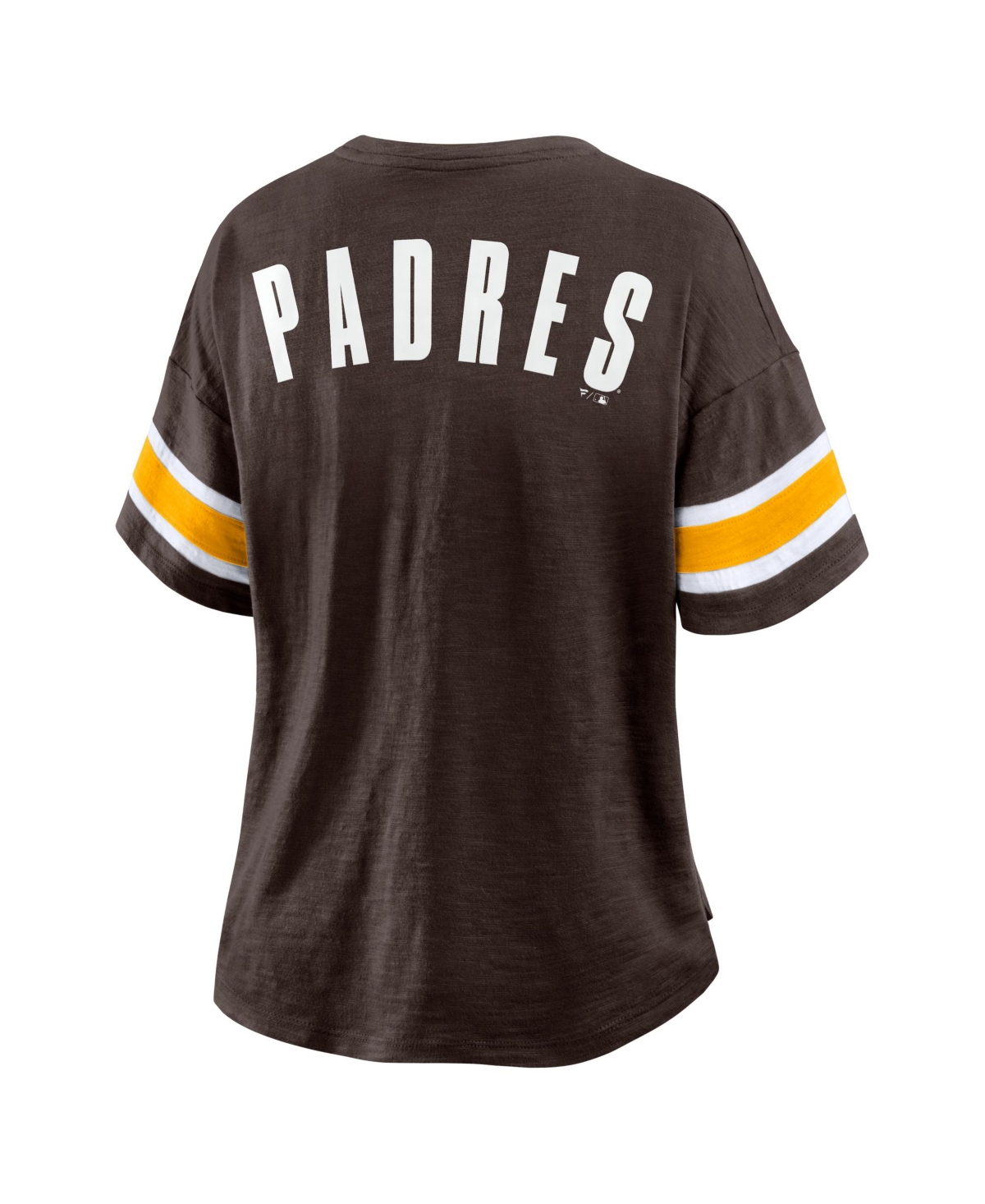 Fanatics Women's Brown San Diego Padres Curl Route T-shirt In Brown