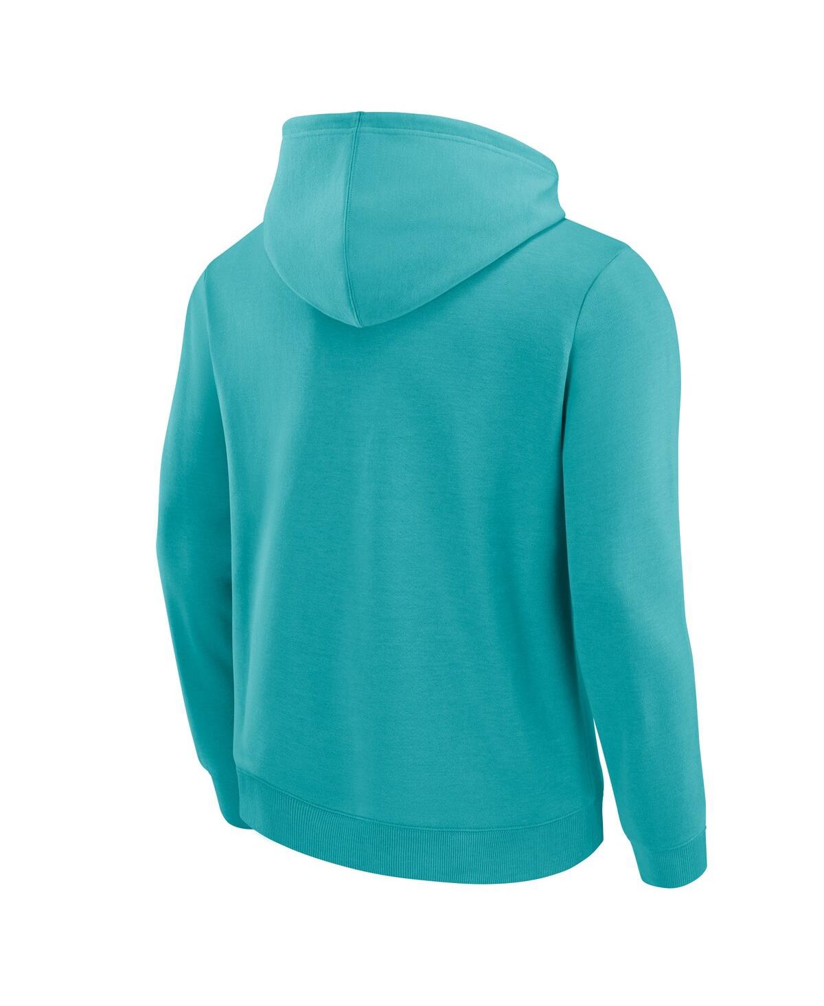 Fanatics Darius Rucker Collection By  Men's Aqua Miami Dolphins Faded Hoodie In Blue