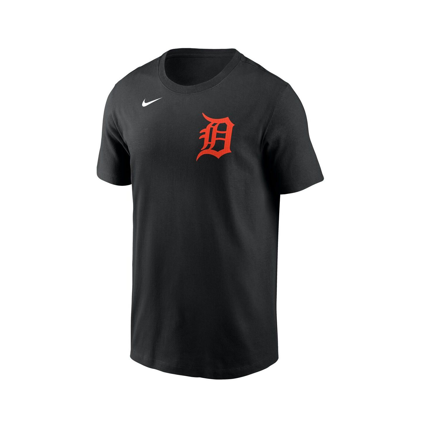 Мужская футболка Nike Riley Greene Black Detroit Tigers Fuse Name & Number — фото 2