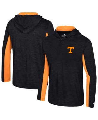 Colosseum - Men's Black Tennessee Volunteers Always Sunny Quarter-Zip Hoodie