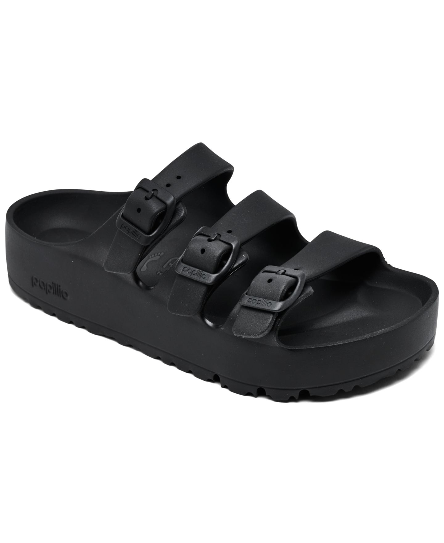 Женские сандалии Birkenstock Florida Flex EVA Platform, цвет: Чёрный — фото 1