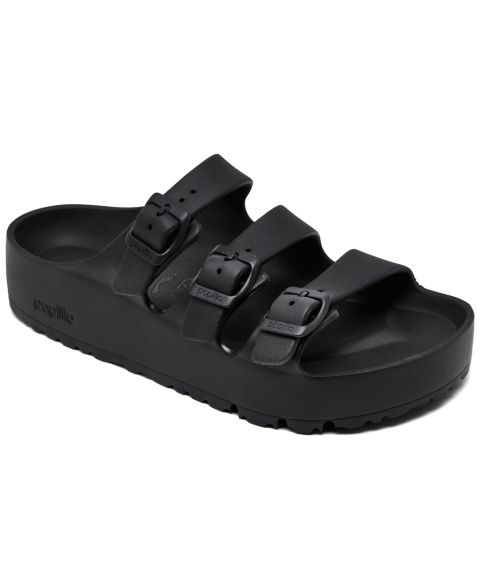 Женские сандалии Birkenstock Florida Flex EVA Platform, цвет: Чёрный